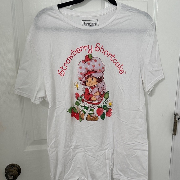 Strawberry Shortcake Tops - Strawberry Shortcake Woman’s White Graphic Tee